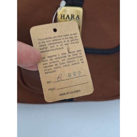 Vintage Hara Two Tone Mini Soft Leather Backpack Travel Western Bohemian NWT main image 14